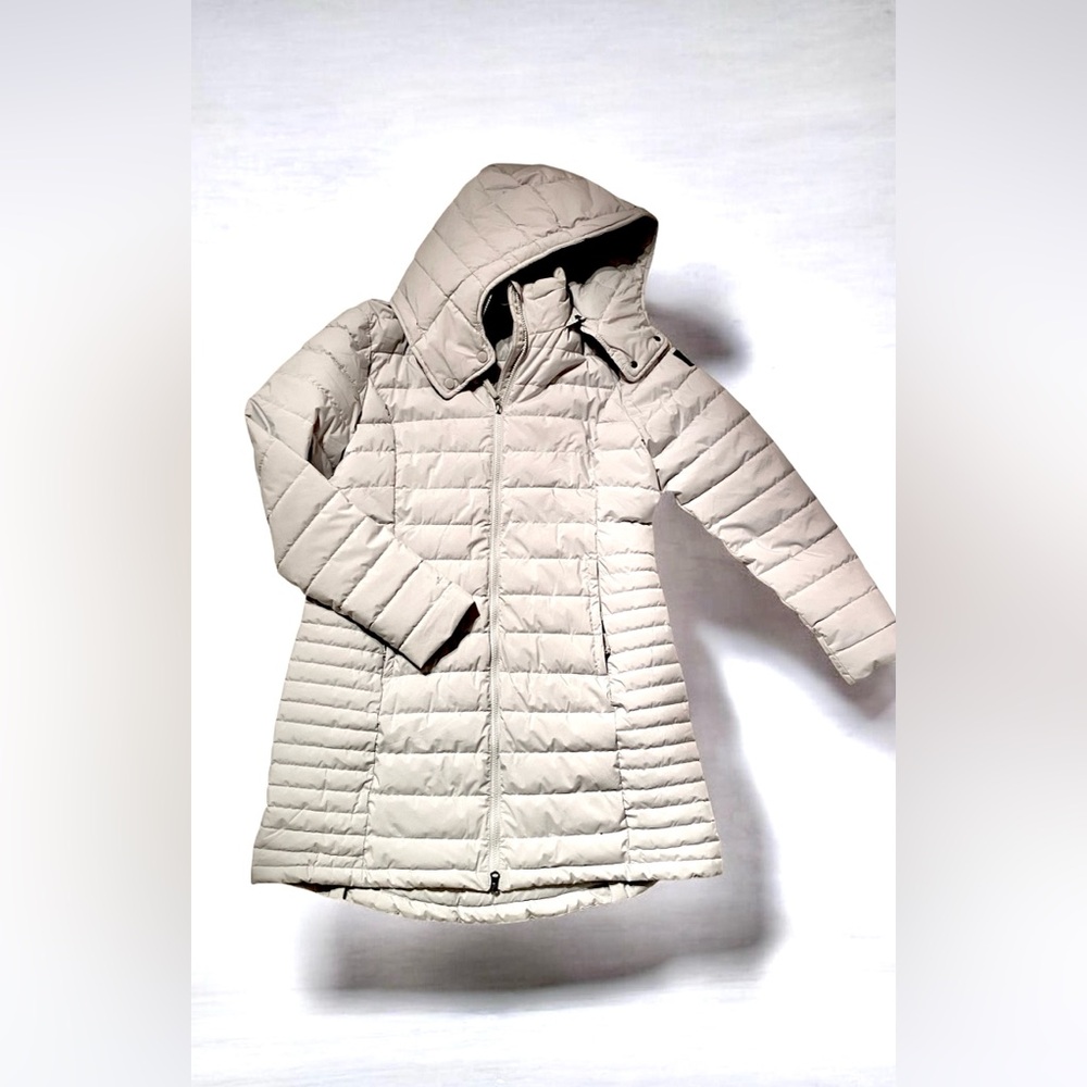 Lole Grey Puffer Coat With Hood. Excellent condition. - Picture 1 of 6